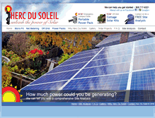 Tablet Screenshot of hercdusoleil.com